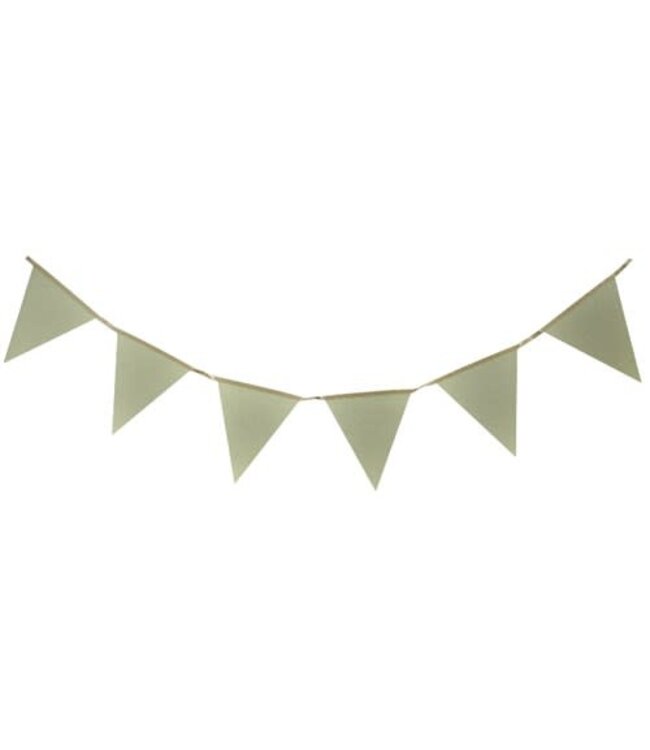 Glitter vlaggenlijn goud - 6 meter | FSC