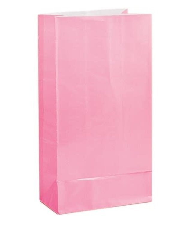 OUTLET Uitdeelzakjes roze | 12 stuks