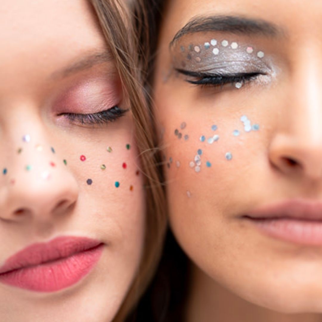 Schmink & glitters & haarspray