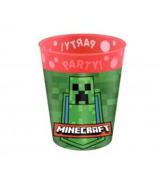 Plastic beker Minecraft | 9 cm | 250 ml