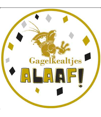 Gagelkealtjes Stickers Gagelkealtjes ALAAF! Ã¸63mm | 10 stuks
