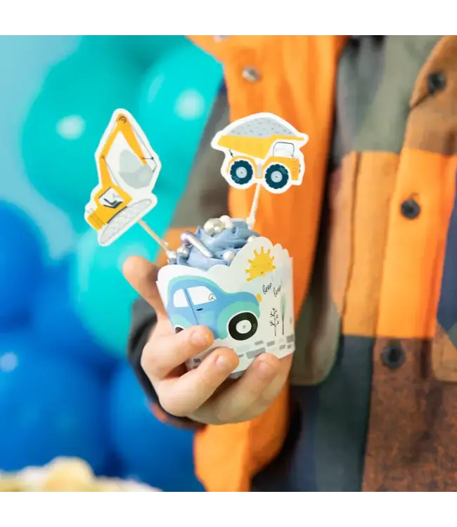 Muffinvormpjes voertuigen | 6 stuks