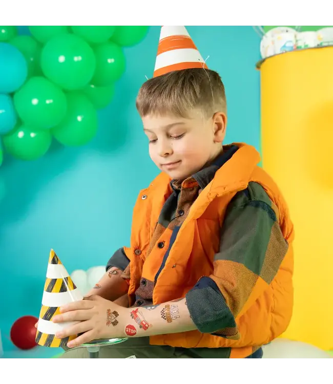 Feesthoedjes voertuigen | 6 stuks