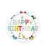 Folieballon Happy Birthday voertuigen | 45 cm
