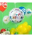 PartyPal Folieballon Happy Birthday voertuigen | 45 cm