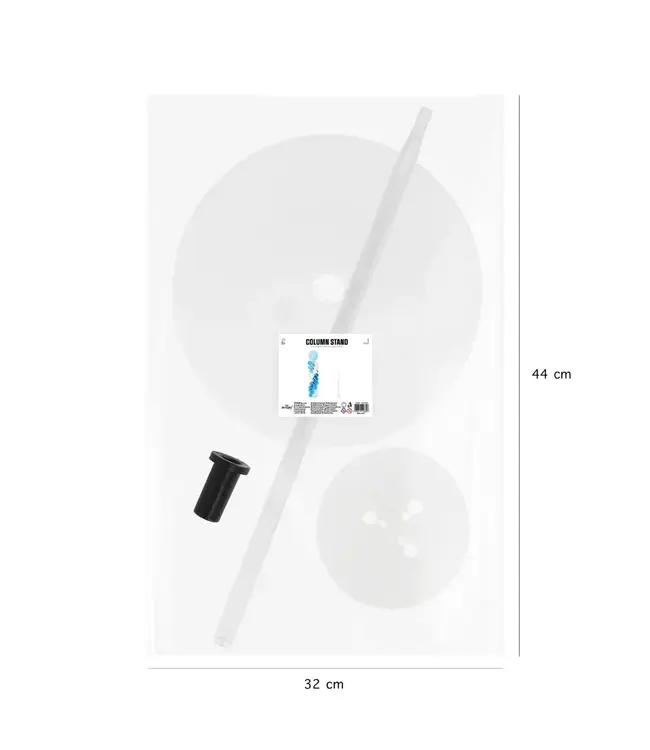 Ballonnenstandaard wit | 200 cm