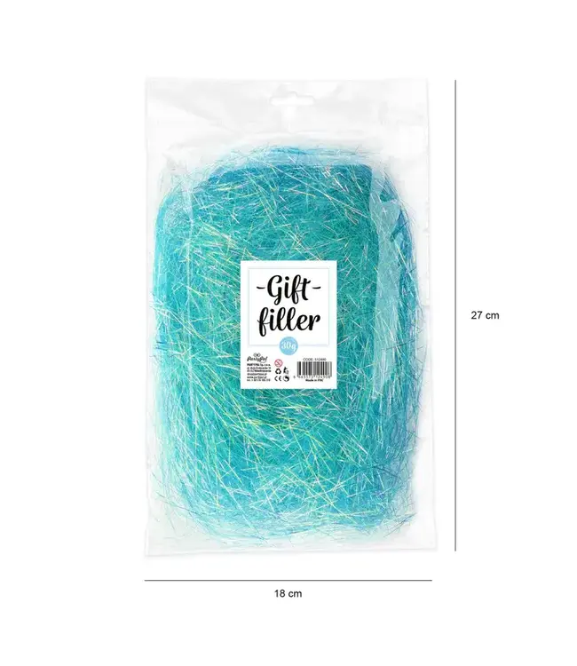 Cadeauvulling | iriserend blauw | 30 g