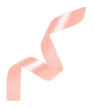 PartyPal Satijnen lint | rosegoud | 1,2 cm x 23 m