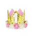 Kroontje 1 jaar | roze
