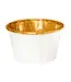 Cupcakevormpjes | Wit en goud | 20 stuks