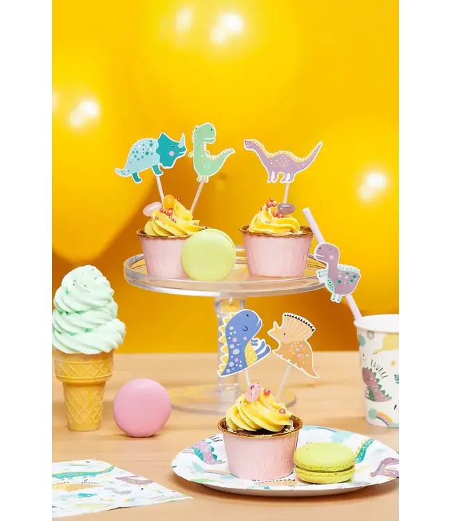 Cupcakevormpjes | Roze en goud | 20 stuks