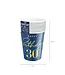 Papieren bekertjes happy birthday | 30 jaar | marineblauw en goud | 6 stuks