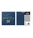 Servetten happy birthday | 18 jaar | marineblauw en goud | 10 stuks
