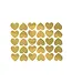 PartyPal Hartstickers | goud | 30 stuks