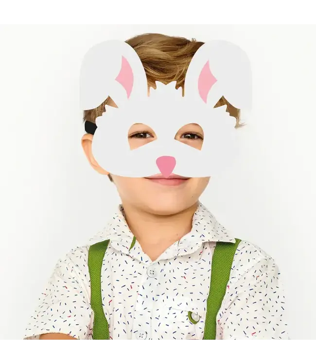 Masker konijn | Vilt | 19,5 x 13 cm