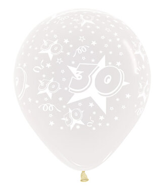 Sempertex Reuzeballon 30 transparant | 45 cm = 18" | 1 stuk
