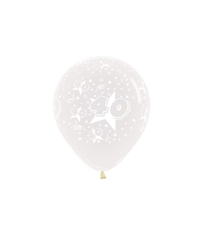 Sempertex Reuzeballon 40 transparant | 45 cm = 18" | 1 stuk