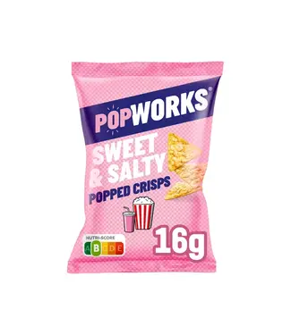 Feestdeco sweets Popworks sweet and salty | 16 gram