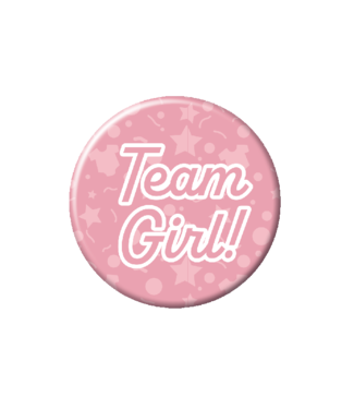Button Team Girl | Roze | Ø5.5cm