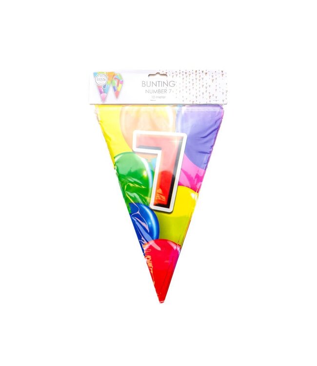 Vlaggenlijn "7" Feest | 10 meter