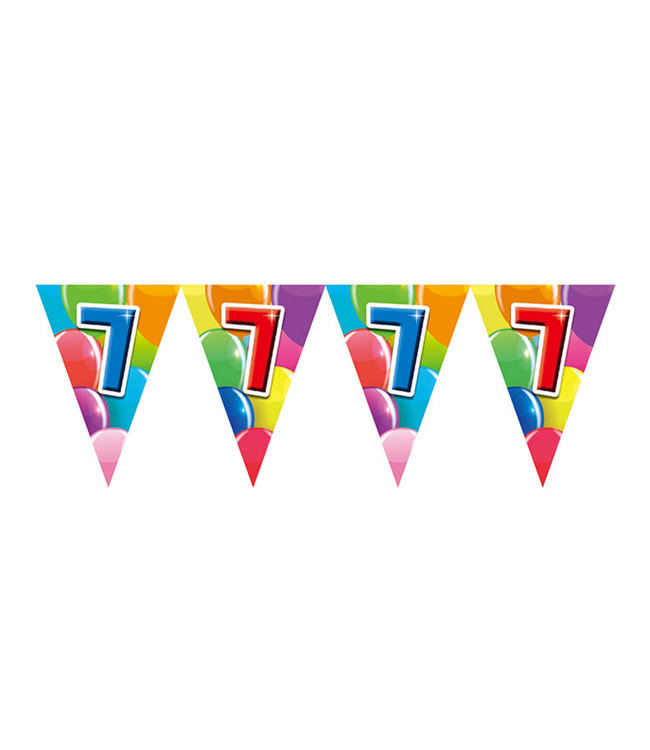 Vlaggenlijn "7" Feest | 10 meter