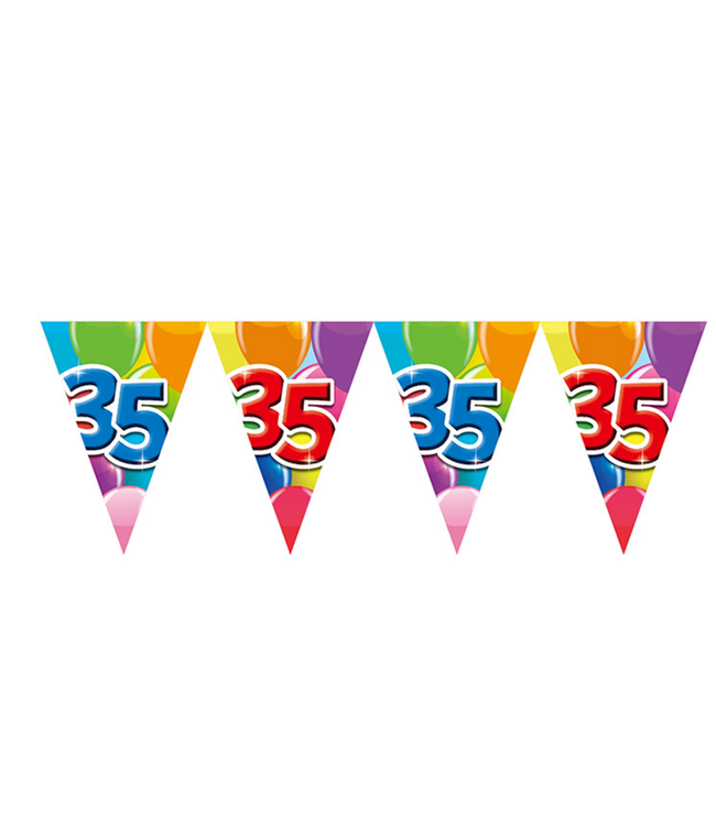 Vlaggenlijn "35" feest | 10 meter