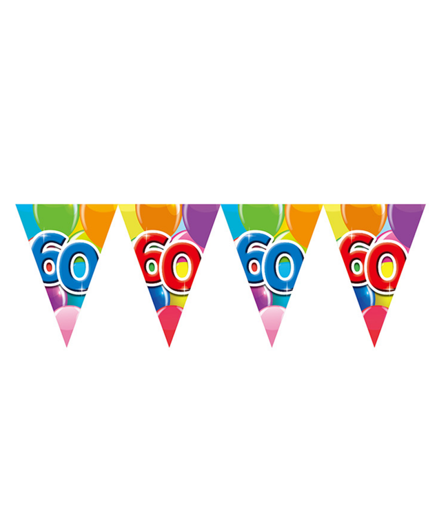 Vlaggenlijn "60" feest | 10 meter
