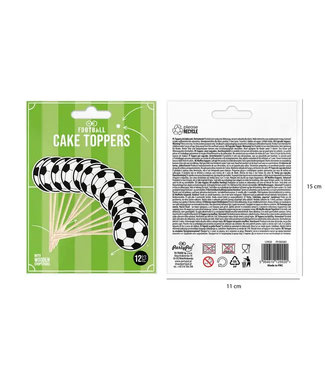 Prikkers voetbal | 12 stuks