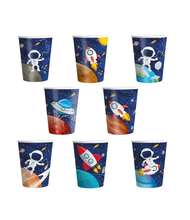 Bekertjes ruimte | 8 stuks