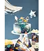 Taarttoppers ruimte | 7 stuks