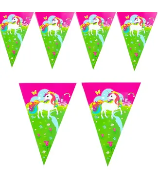 PartyPal Vlaggenlijn eenhoorn | 3 meter