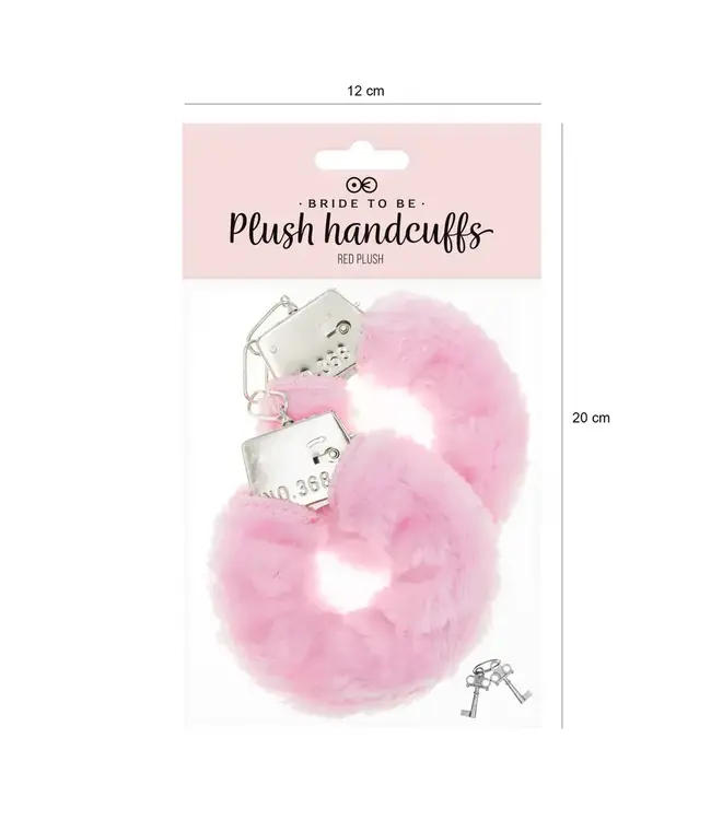 Pluche handboeien roze