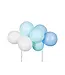 Ballon taarttopper blauw | 29 cm