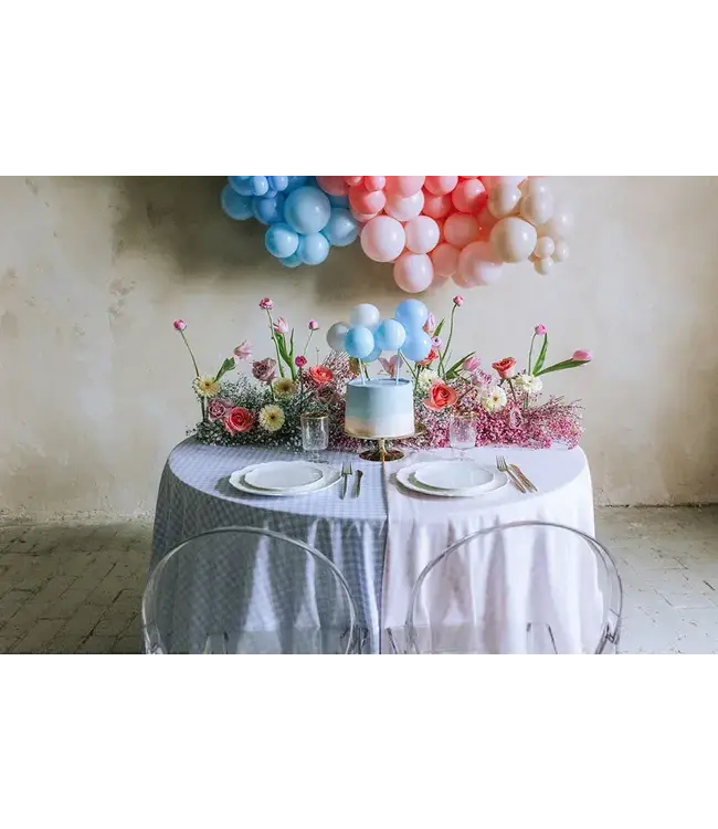 Ballon taarttopper blauw | 29 cm