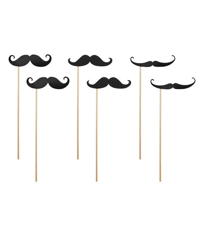 Props Snorren | Zwart | 6 stuks