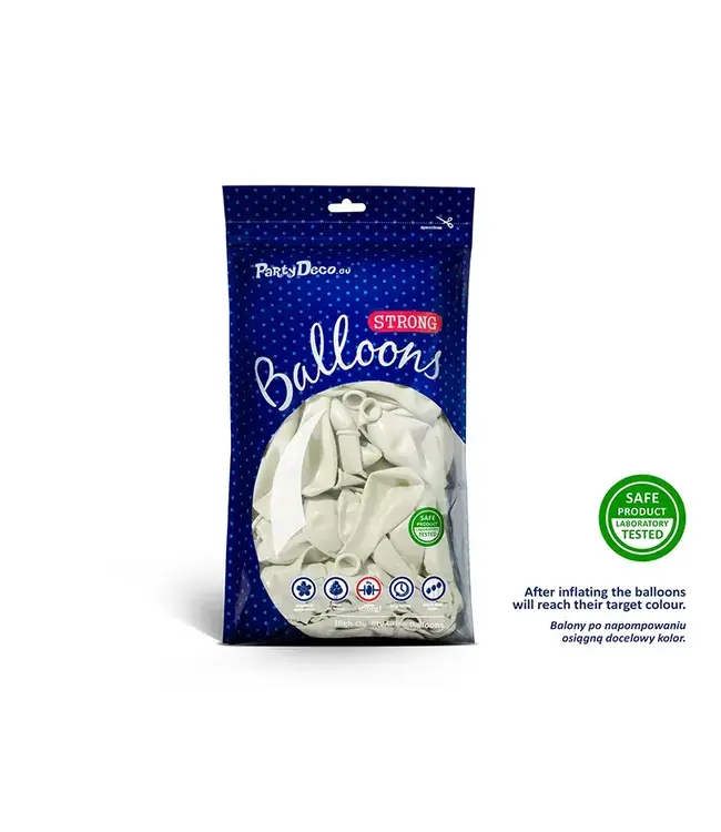 Ballonnen wit | zak 50 stuks