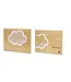 PartyDeco Wolk houten gastenboek | met 30 druppels | Babyshower | Geboorte