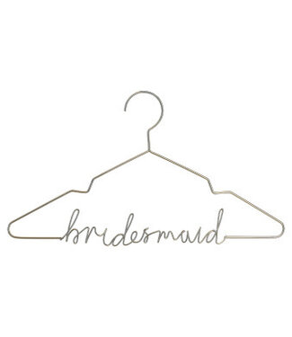 Ginger Ray OUTLET Kledinghanger bridesmaid | lichtgoud