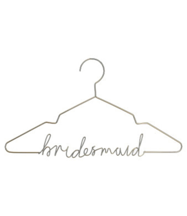 OUTLET Kledinghanger bridesmaid | lichtgoud