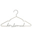 OUTLET Kledinghanger bridesmaid | lichtgoud