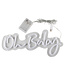 Ginger Ray Neon bord 'Oh baby' | 17 x 34 cm