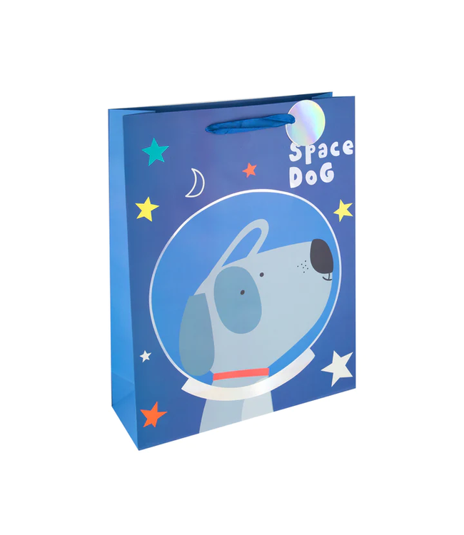 PartyPal Cadeautasje Space hond | 26 x 32 x 12,5