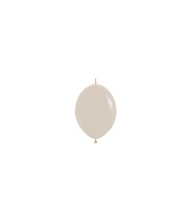Sempertex Linkoloon ballonnen White Sand | 6 " = 15 cm | 50 stuks