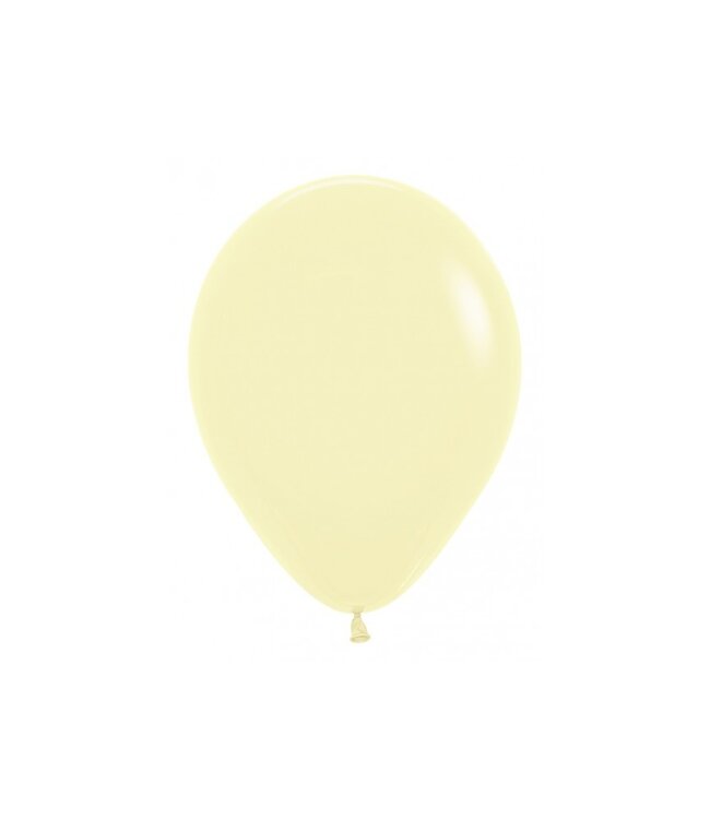 Sempertex Ballonnen pastel matte yellow | 30cm = 12" | 5 stuks