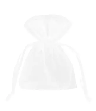 PartyPal Organzazakjes wit 10x15 cm | 10 stuks