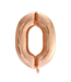 Cijferballon 0 | Rose goud | 86cm