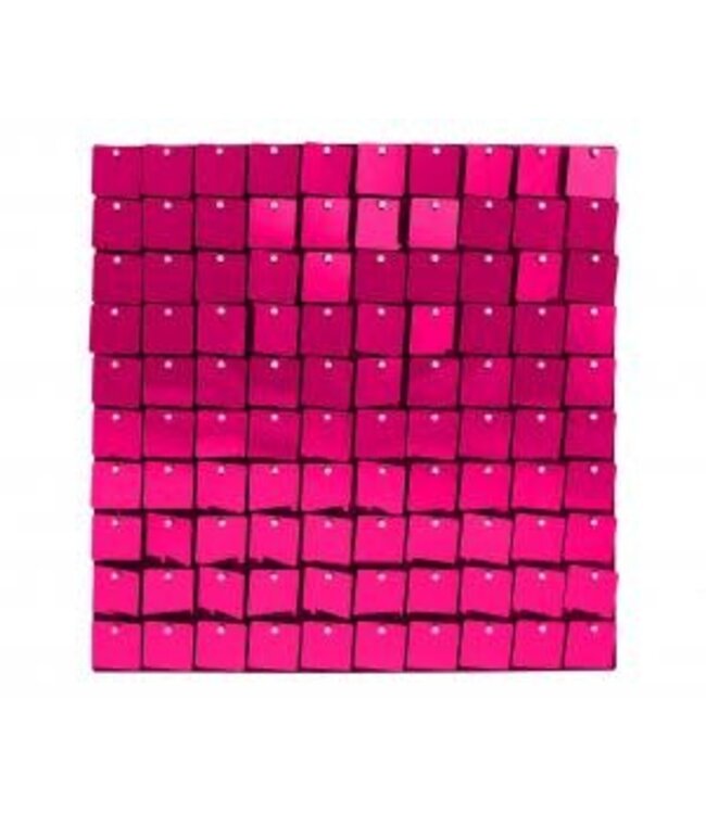 Shimmerwall paneel fuchsia | 30 x 30 cm