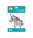 GoDan UNICORN folieballon staand | 65 cm