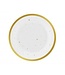 Papieren bordjes Celebrate | Goud | 18cm | 6 stuks