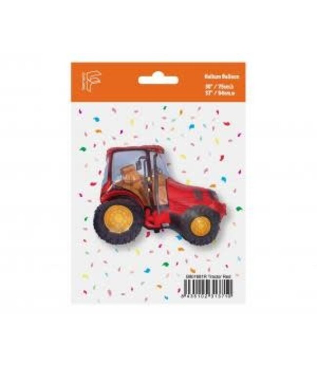 Folieballon Rode Tractor | 60cm
